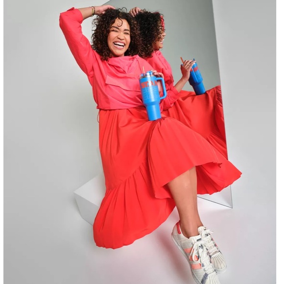 Stanley 30 oz. Quencher H2.0 FlowState Blue Red Multi Tumbler *Read Description - Picture 6 of 13